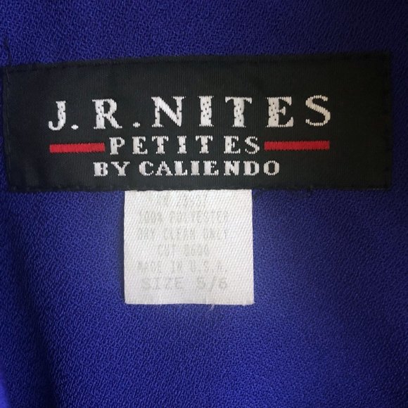 VINTAGE Blazer in Royal Blue Size 5 - Picture 7 of 10